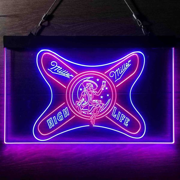 Miller High Life Classic Dual LED Neon Light Sign